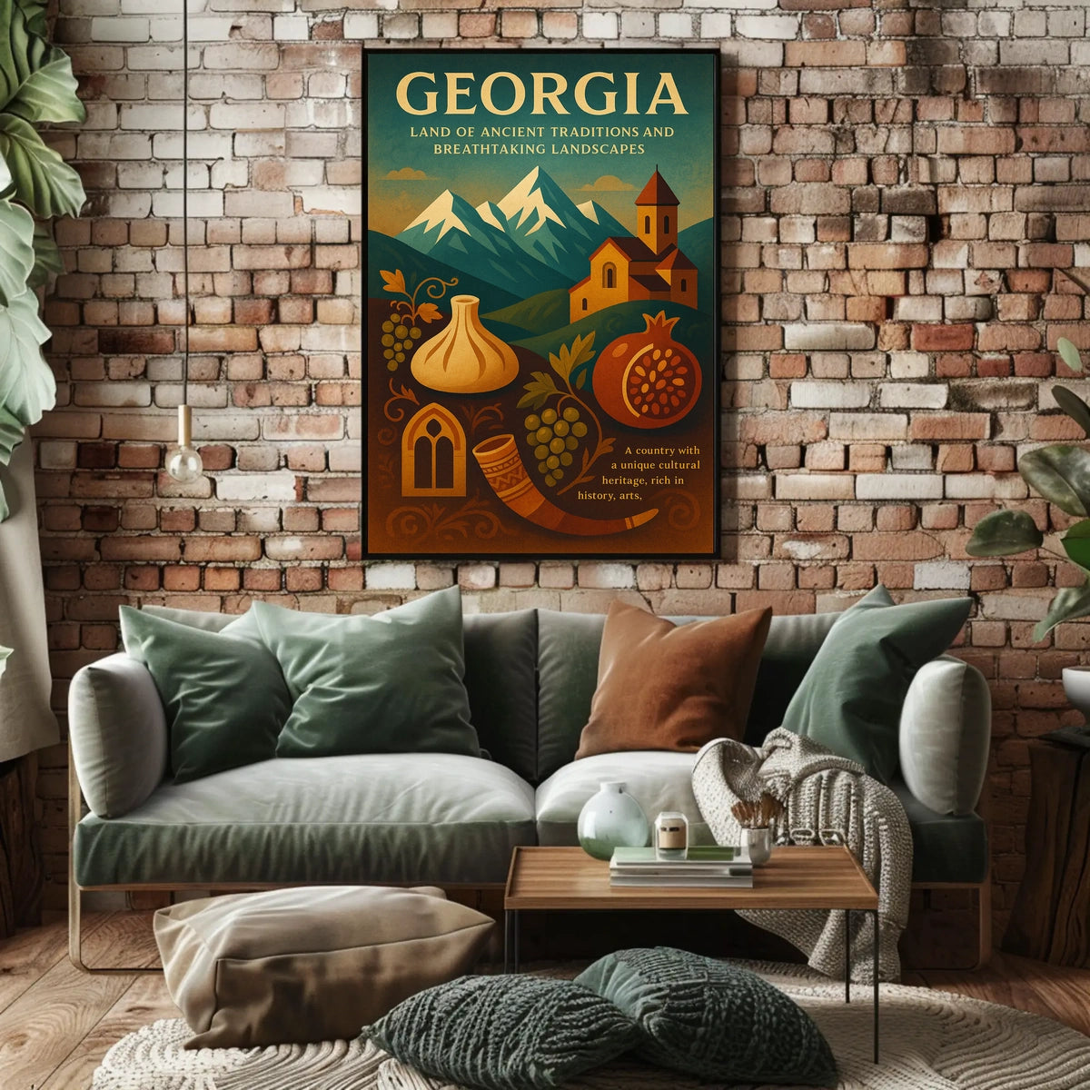 Georgia Land Of Ancient Traditions Poster