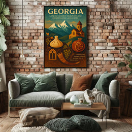 Georgia Land Of Ancient Traditions Poster