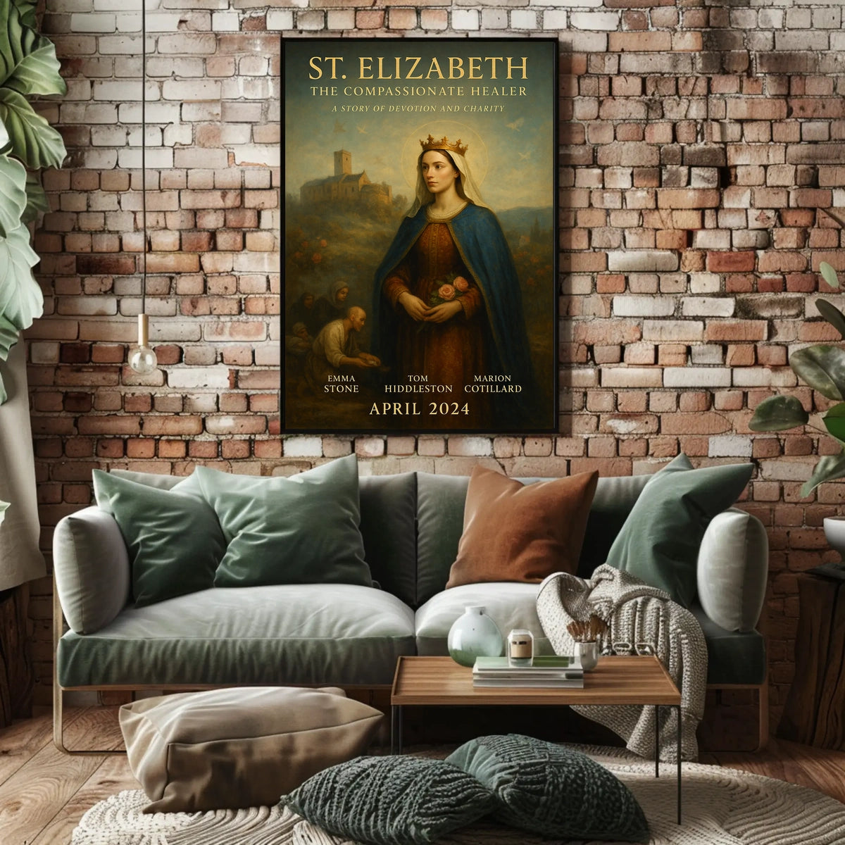 St. Elizabeth The Compassionate Healer Poster
