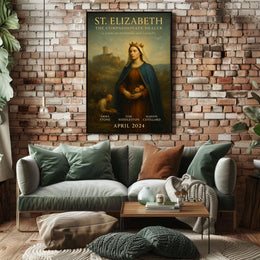 St. Elizabeth The Compassionate Healer Poster