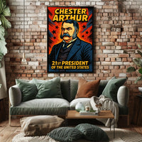 Chester Arthur 21st President Poster Wall Art Decor