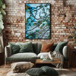 Serpentine Winter Road Poster