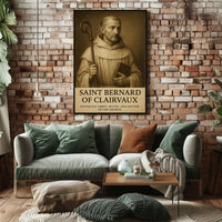 Saint Bernard Of Clairvaux Poster