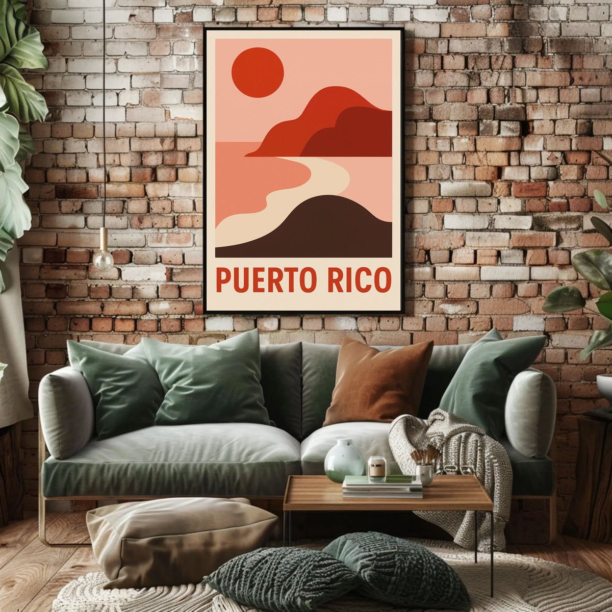Puerto Rico Scenic Art Poster
