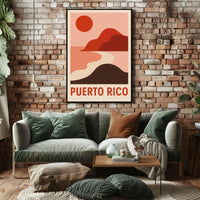 Puerto Rico Scenic Art Poster