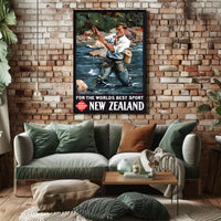 New Zealand Fishing Adventure Poster