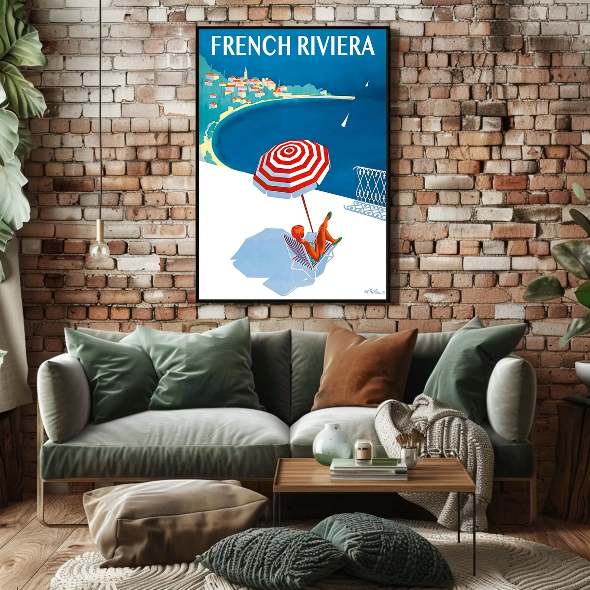 French Riviera Getaway Poster