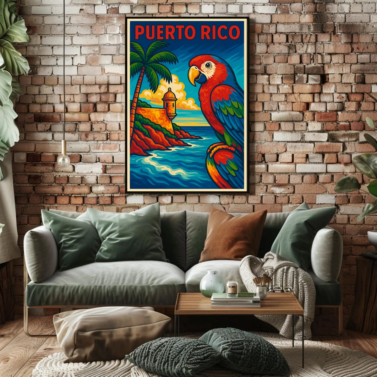 Vibrant Puerto Rico Poster