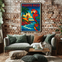 Vibrant Puerto Rico Poster