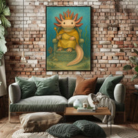 The Aquatic Monarch Poster
