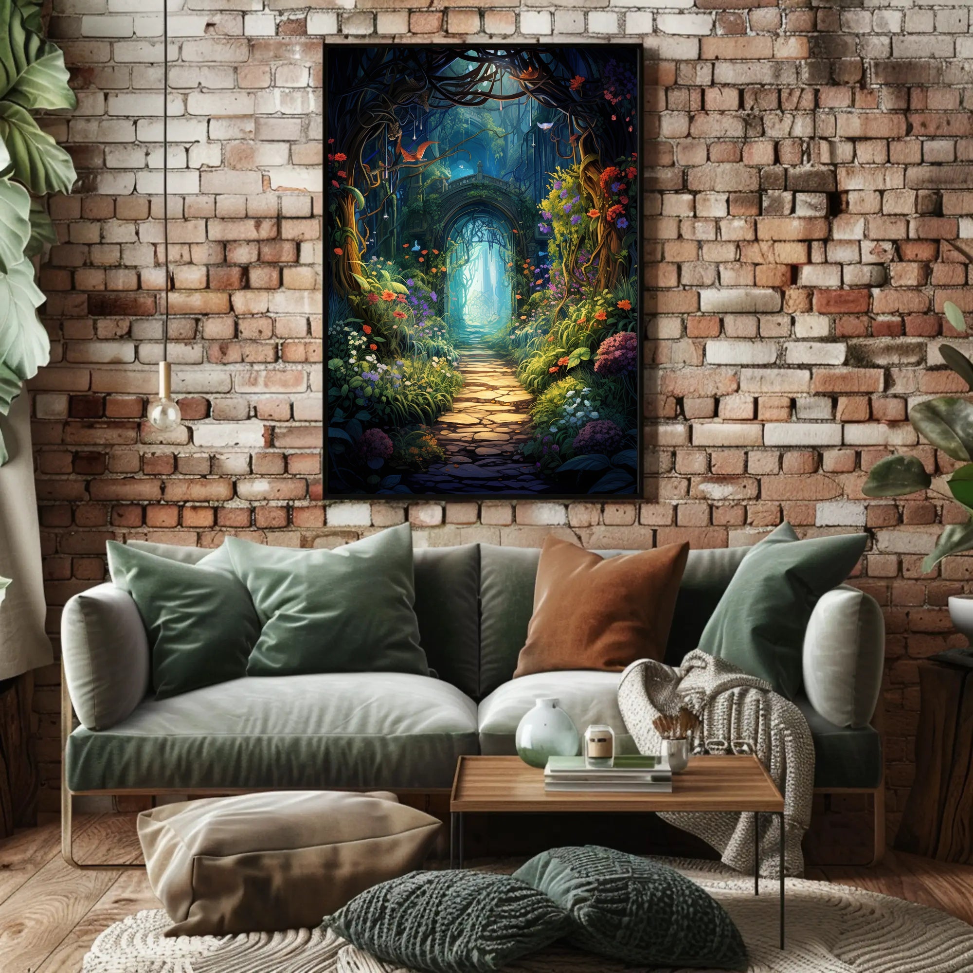 Enchanted Garden Pathway Poster