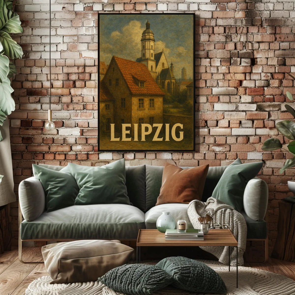Leipzig Architectural Charm Poster