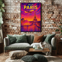 Fly to Paris Poster