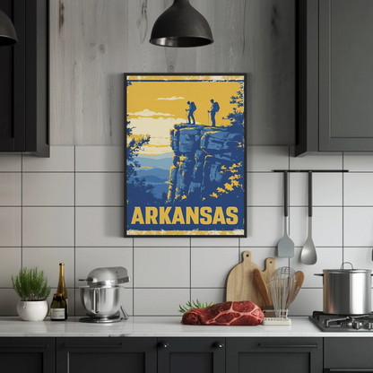 Arkansas Vintage Poster