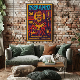 Pope Saint Gregory The Great Poster