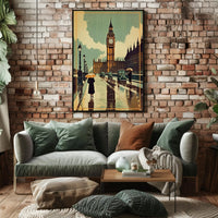 Rainy Day in London Poster