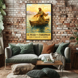 St. Peter the Fisherman Poster PosterGoat