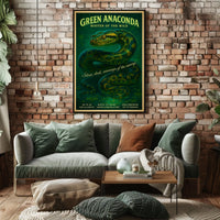 Master Of The Wild Green Anaconda Poster