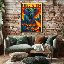 Elephzilla Rampage Poster