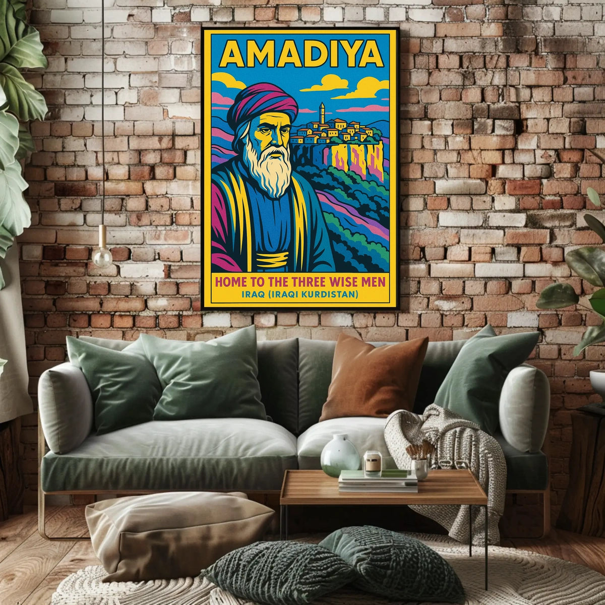 Amadiya Home To The Three Wise Men Poster