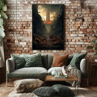 Post-Apocalyptic Cityscape Poster