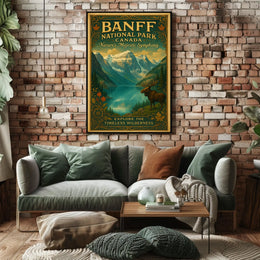 Banff National Park Natures Majestic Symphony Poster