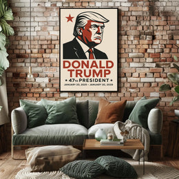 Donald Trump 47th President Poster