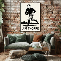 Jim Thorpe Legendary Athlete Poster