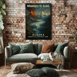 Wrangell-St. Elias National Park Poster