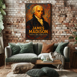 James Madison 4Th President Poster