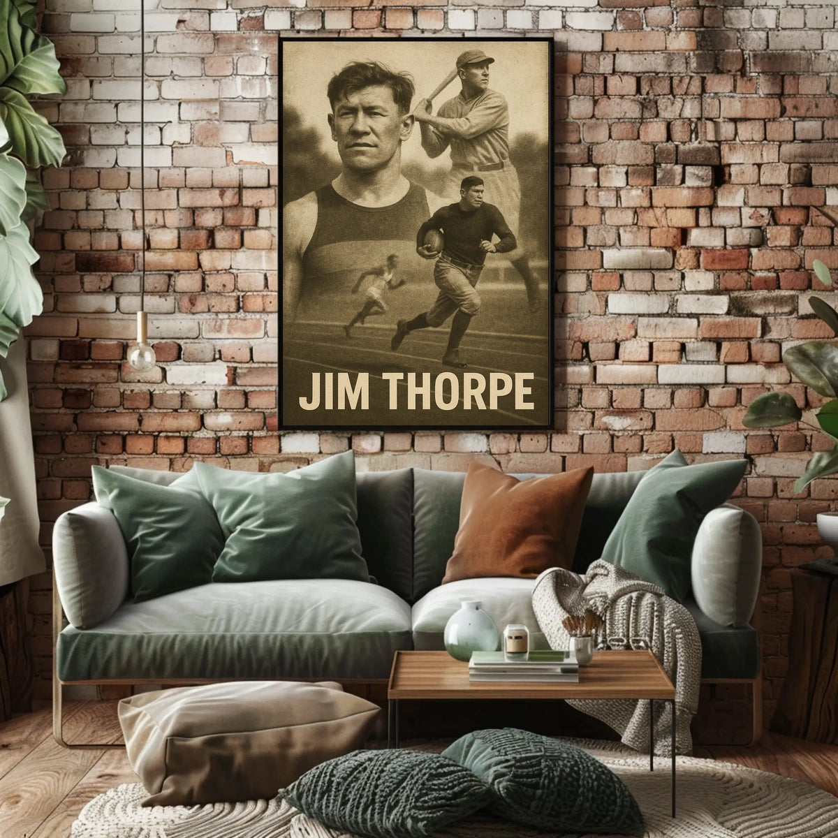 Jim Thorpe A Legendary Athlete Poster