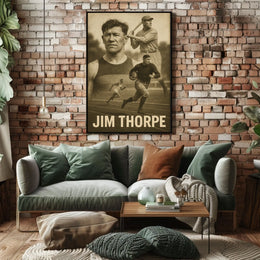 Jim Thorpe A Legendary Athlete Poster