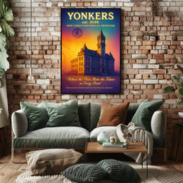 Yonkers New Yorks Historical Frontier Poster PosterGoat
