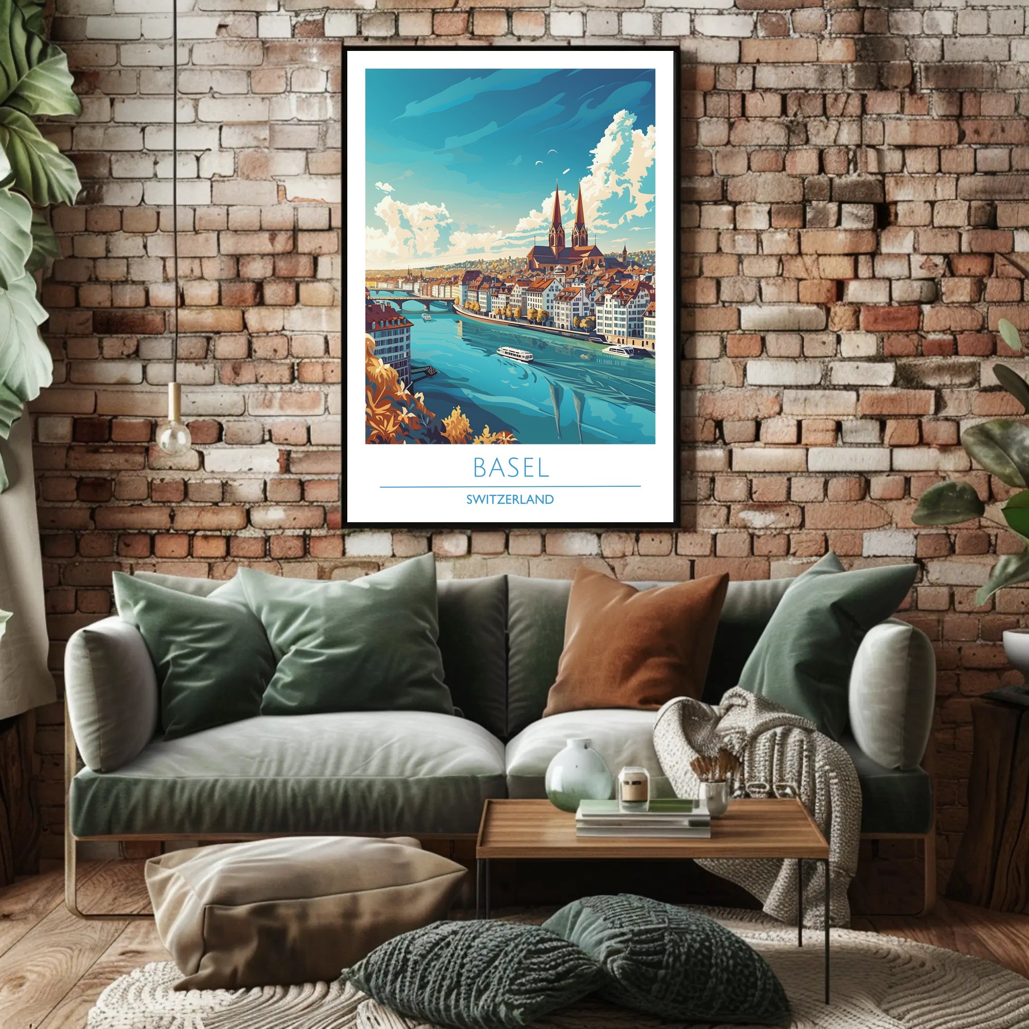 Basel Cityscape Poster