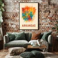 Arkansas State Art Poster