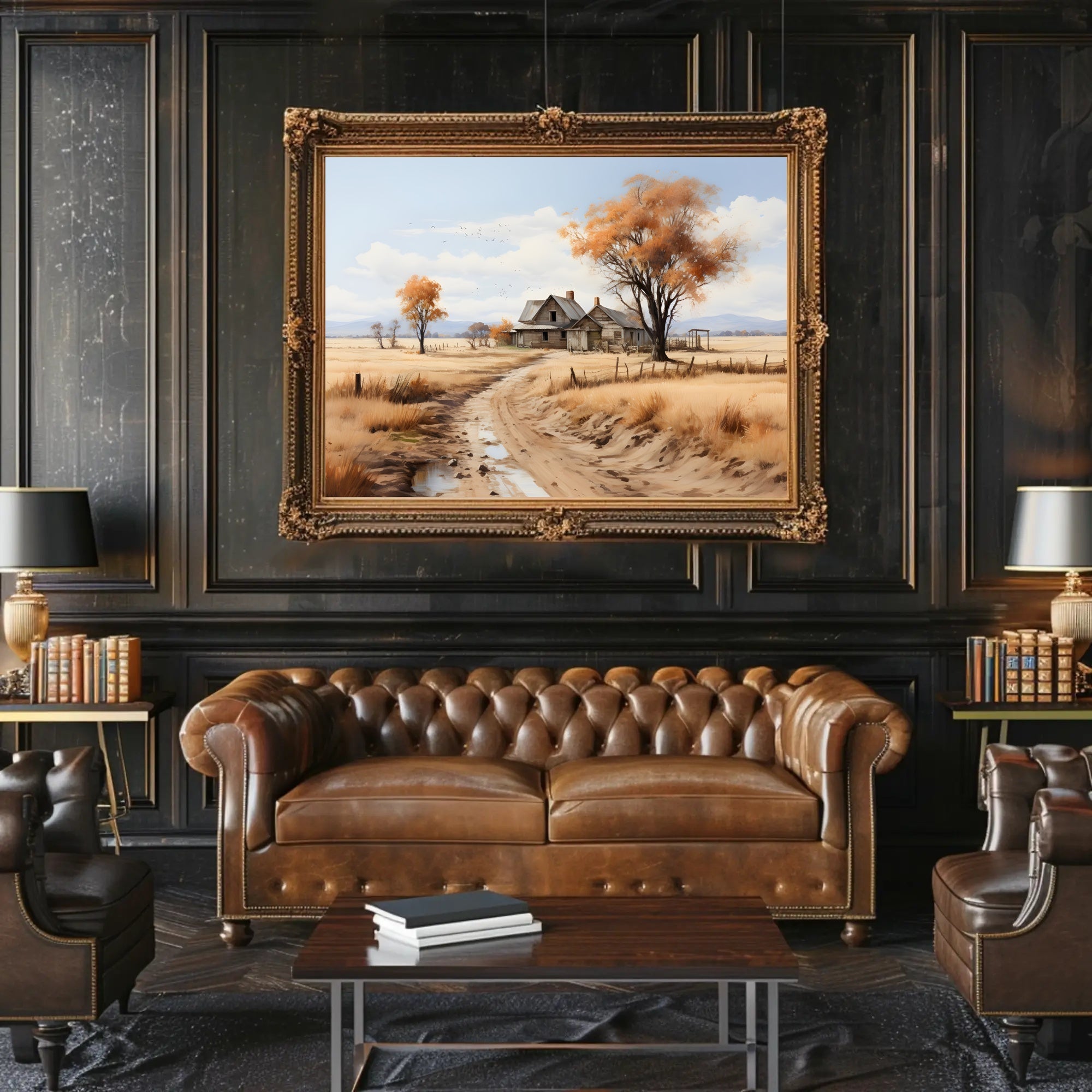 Autumn Serenity in the Countryside Poster