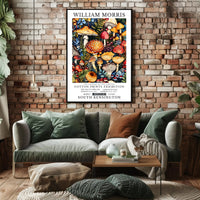 William Morris Cotton Prints Exhibition Poster