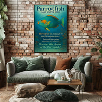 Discover the Charm of the Parrotfish Poster