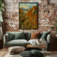 New Hampshire Adventure Poster