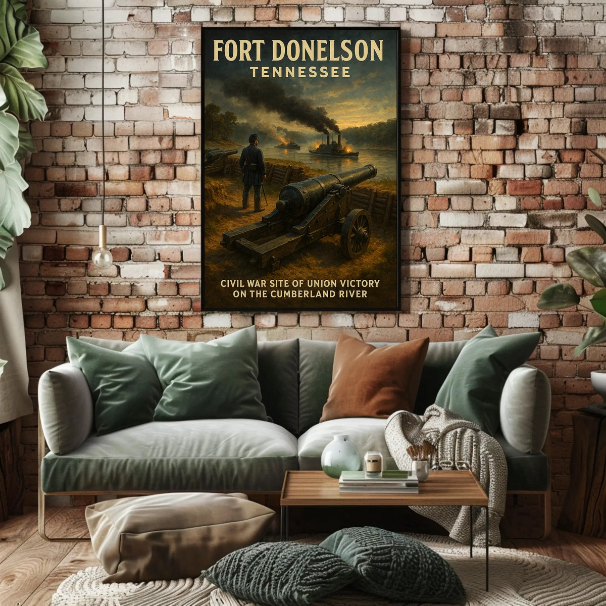 Fort Donelson Civil War Victory Poster
