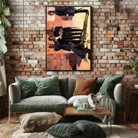 Houdini's Daring Escape Antique Circus Vintage Poster