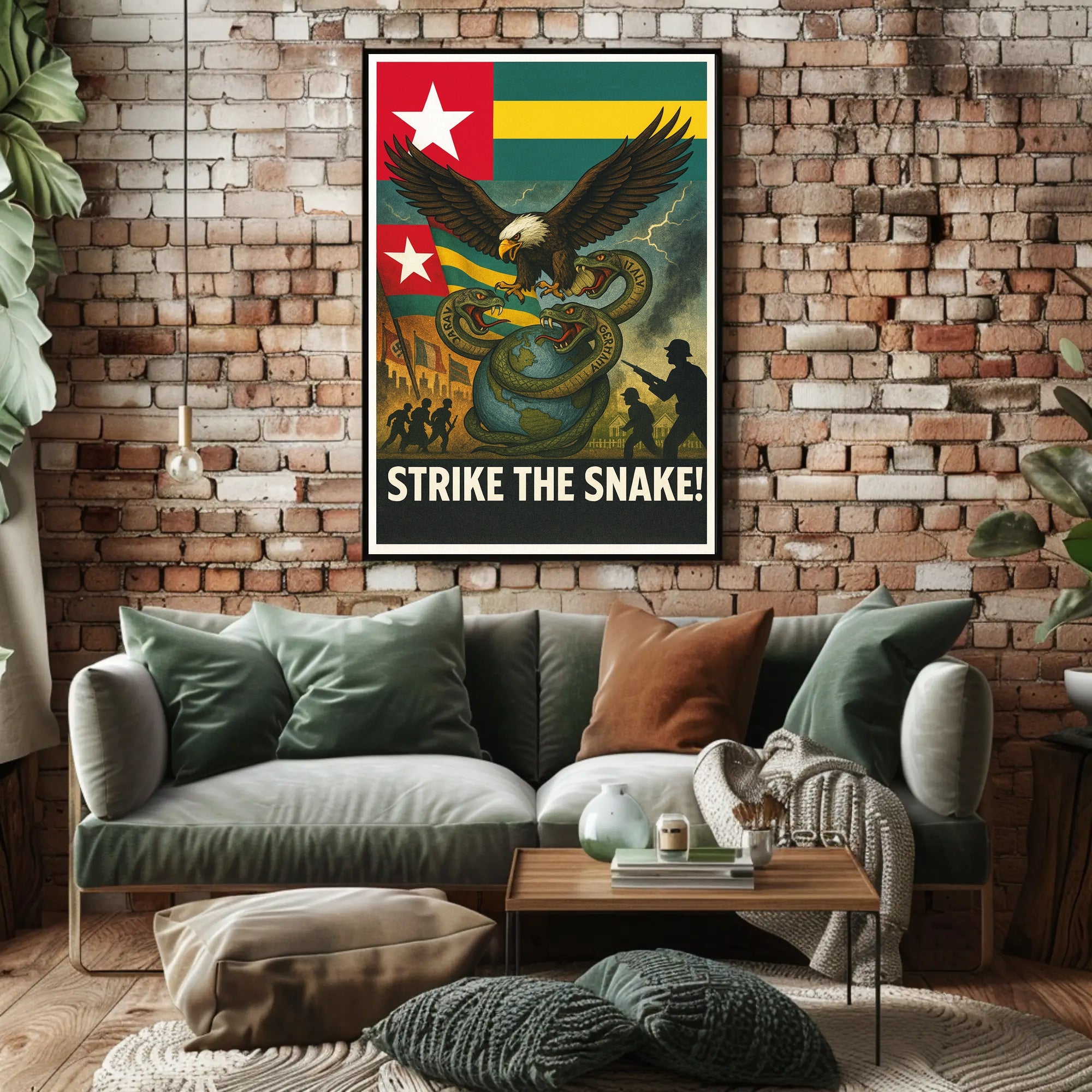 Strike the Snake! Poster PosterGoat