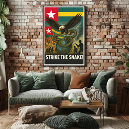 Strike the Snake! Poster PosterGoat