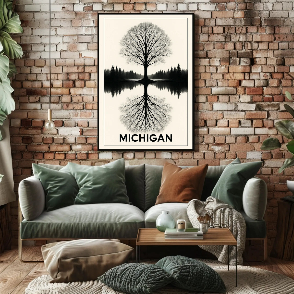Michigan Reflection Poster