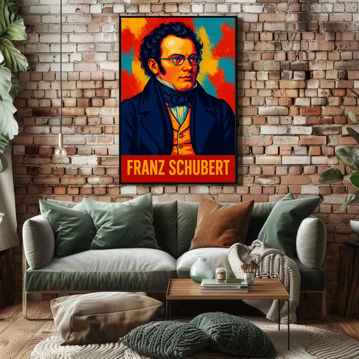 Franz Schubert Portrait Poster