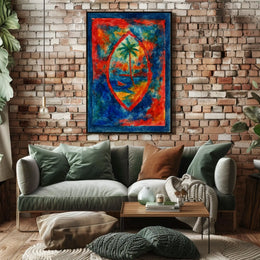 Vibrant Tropical Escape Poster