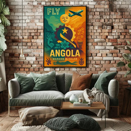 Explore Angola's Vibrancy and Culture with Travel Poster PosterGoat