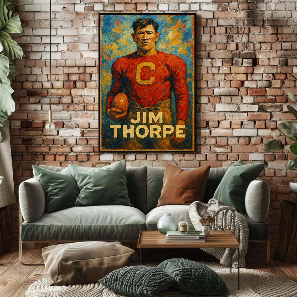 Jim Thorpe Portrait Poster