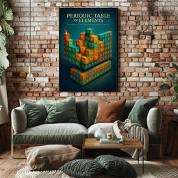 The Periodic Table Of Elements Poster