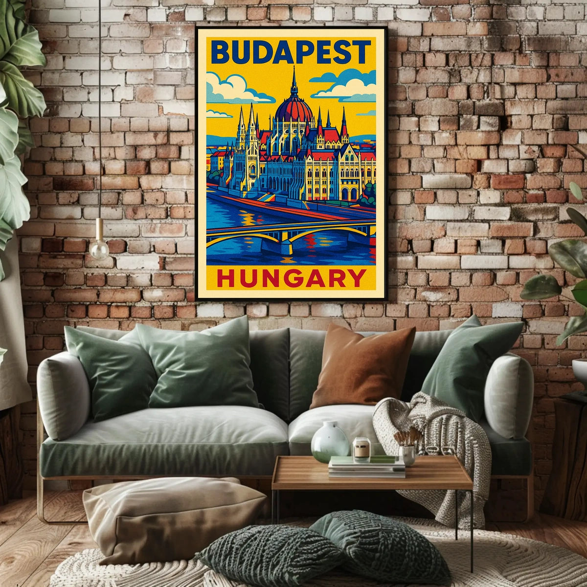 Budapest A Vibrant Tribute Poster